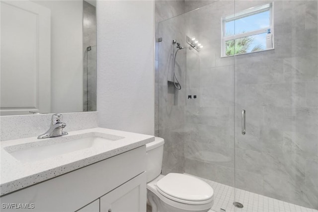 3320 41st Ave NE, Naples, FL 34120 - bathroom with vanity and a shower stall