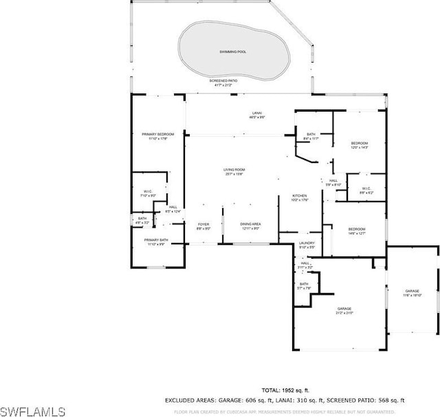 1525 SW 43rd Ter, Cape Coral, FL 33914 - property floor plan