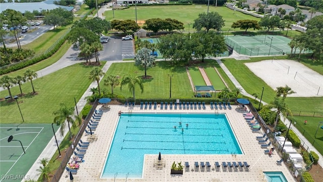 21314 Braxfield Loop, Estero, FL 33928 - drone / aerial view of a pool