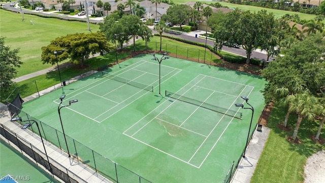 21314 Braxfield Loop, Estero, FL 33928 - view of tennis court with a residential view