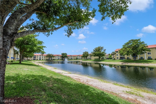 8244 Key Royal Cir Unit 615, Naples, FL 34119 - water view with nearby suburban area