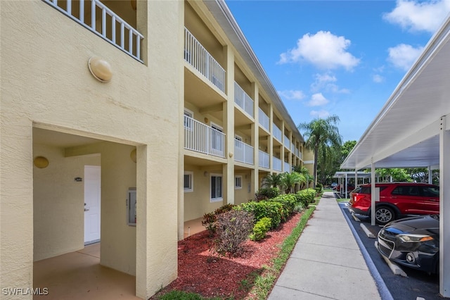 8244 Key Royal Cir Unit 615, Naples, FL 34119 - view of covered parking lot