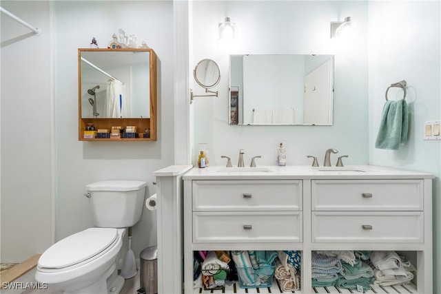 5228 Stringfellow Rd, Saint James City, FL 33956 - full bath with curtained shower and double vanity