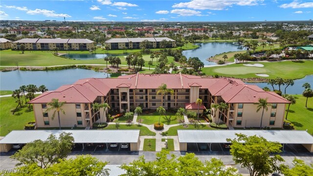 12170 Kelly Sands Way Unit 721, Fort Myers, FL 33908 - aerial view of a golf club and a nearby body of water