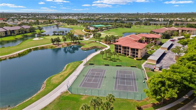 12170 Kelly Sands Way Unit 721, Fort Myers, FL 33908 - aerial view of residential area featuring a golf club and a large body of water