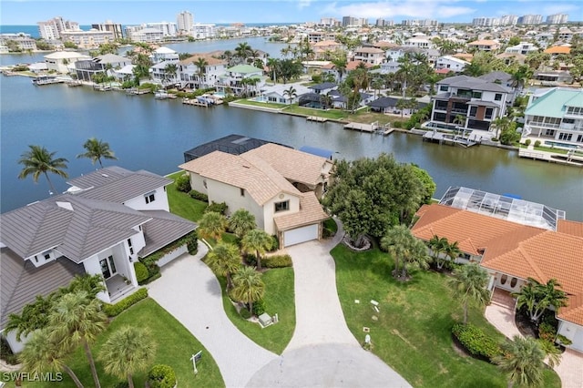 431 Palm Ct, Naples, FL 34108 - aerial view of residential area with a nearby body of water