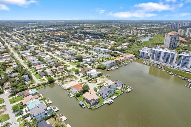431 Palm Ct, Naples, FL 34108 - drone / aerial view of a large body of water