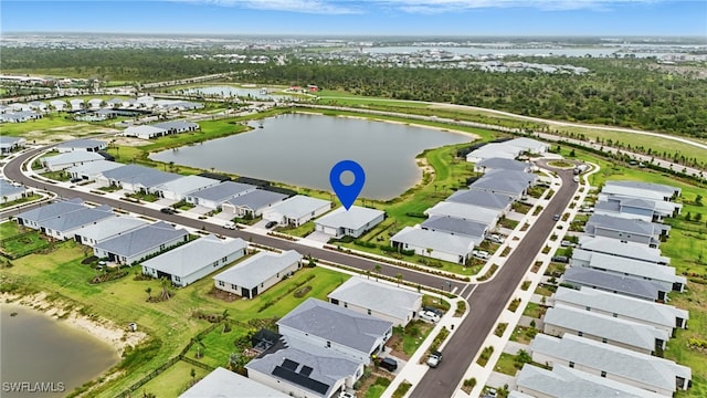 16420 Settlers Way, Punta Gorda, FL 33982 - aerial perspective of suburban area with a large body of water