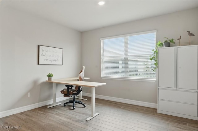 16420 Settlers Way, Punta Gorda, FL 33982 - office with wood finished floors and recessed lighting