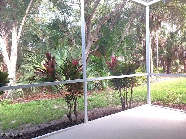 7725 Woodbrook Cir Unit 3504, Naples, FL 34104 - view of unfurnished sunroom