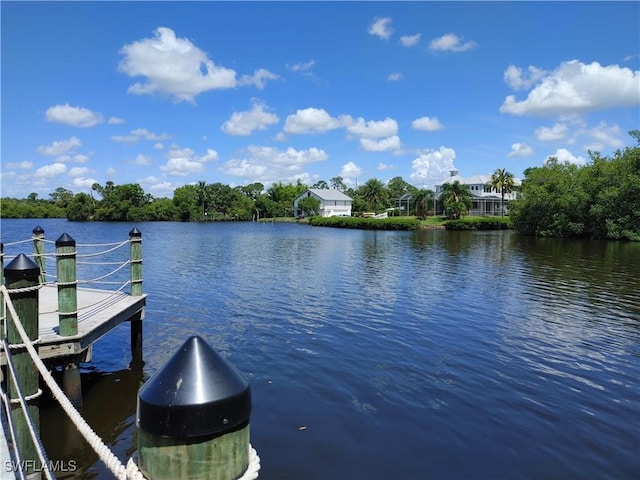 17091 Laurelin Ct, North Fort Myers, FL 33917 - dock with a water view