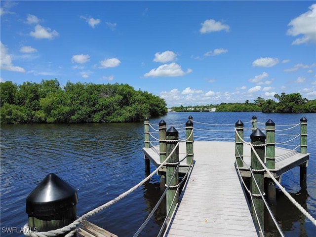 17091 Laurelin Ct, North Fort Myers, FL 33917 - dock featuring a water view