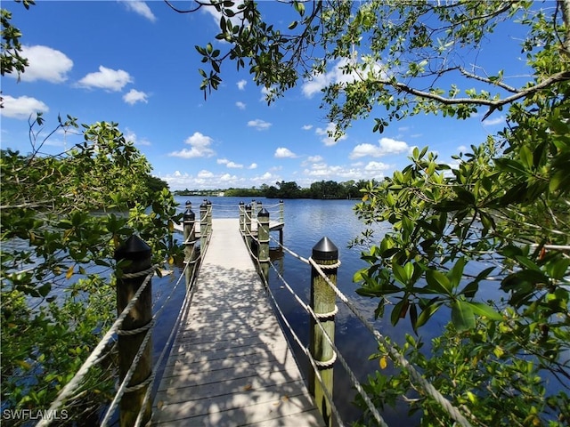 17091 Laurelin Ct, North Fort Myers, FL 33917 - dock area with a water view