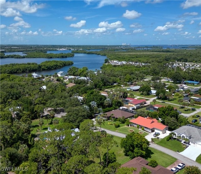17091 Laurelin Ct, North Fort Myers, FL 33917 - bird's eye view of a nearby body of water