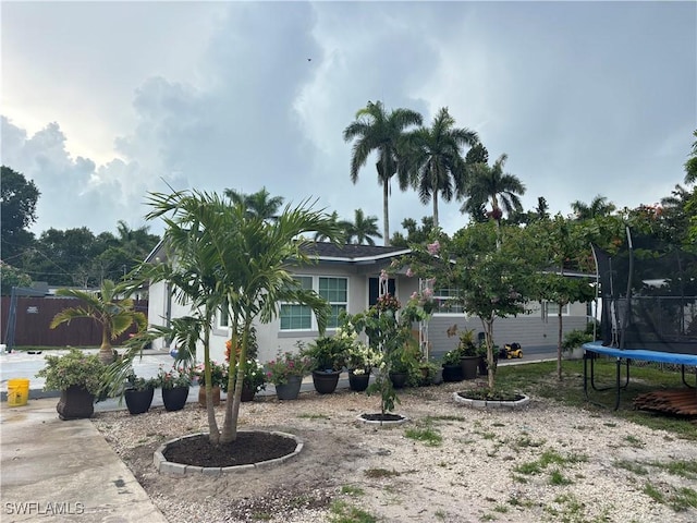 152 Prospect Ave, Fort Myers, FL 33905 - view of yard with a trampoline