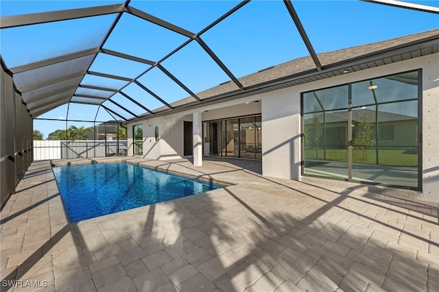 3318 NW 1st Ter, Cape Coral, FL 33993 - view of pool with a patio and a lanai
