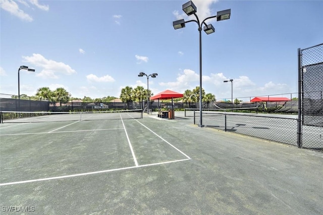 16176 Rosemallow Ln, Alva, FL 33920 - view of tennis court