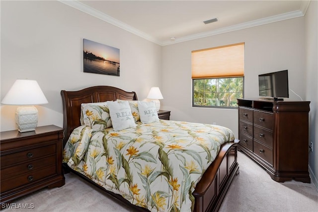 9051 Capistrano St N Unit 4302, Naples, FL 34113 - bedroom featuring light colored carpet and crown molding