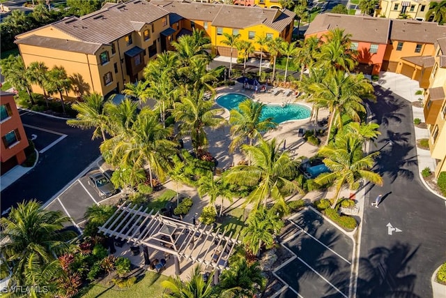 9051 Capistrano St N Unit 4302, Naples, FL 34113 - bird's eye view of a pool