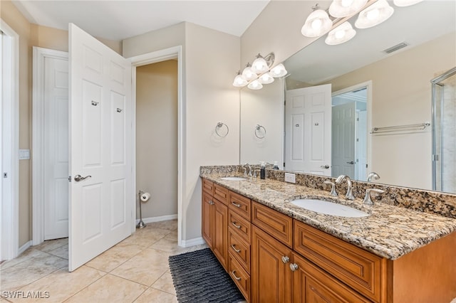 9063 Capistrano St N Unit 4401, Naples, FL 34113 - full bathroom featuring double vanity and tile patterned flooring