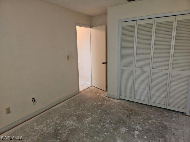 3616 SW 1st Pl, Cape Coral, FL 33914 - unfurnished bedroom with a closet and baseboards