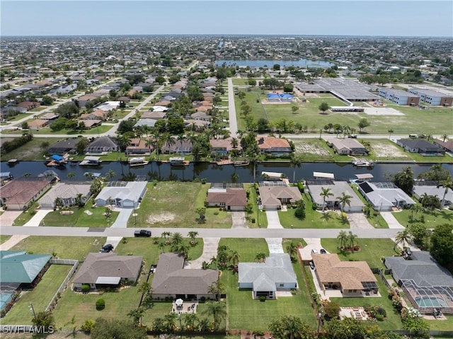 3616 SW 1st Pl, Cape Coral, FL 33914 - aerial view of property and surrounding area with nearby suburban area and a nearby body of water