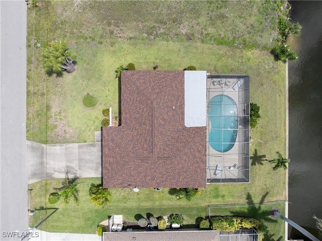 3616 SW 1st Pl, Cape Coral, FL 33914 - aerial view of property and surrounding area with a pool area