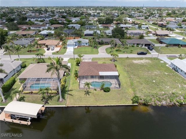3616 SW 1st Pl, Cape Coral, FL 33914 - aerial overview of property's location featuring a large body of water and nearby suburban area