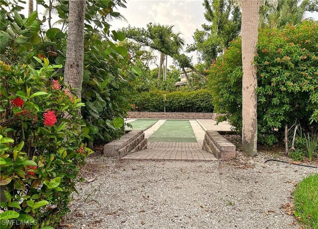 16750 Bocilla Palms Dr Unit 74, Bokeelia, FL 33922 - view of yard featuring shuffleboard