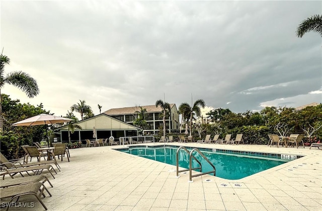 16750 Bocilla Palms Dr Unit 74, Bokeelia, FL 33922 - community pool featuring a patio
