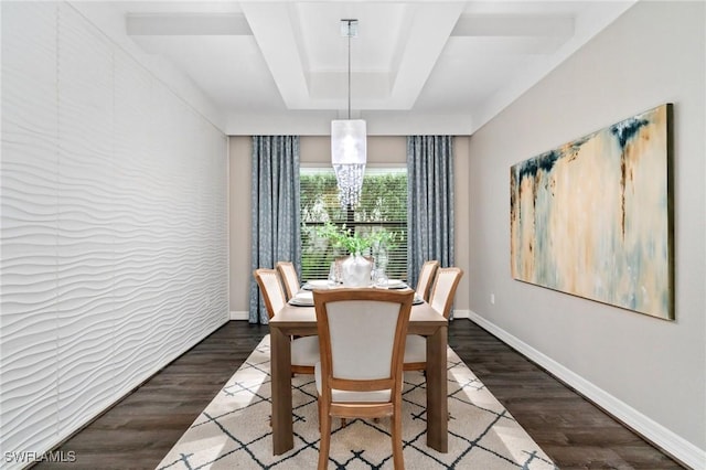 4119 Zelkova Ct, Naples, FL 34119 - dining room featuring wood finished floors and a raised ceiling