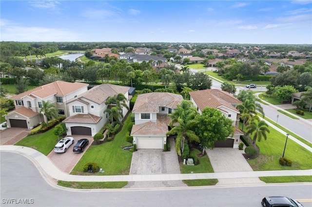 4119 Zelkova Ct, Naples, FL 34119 - aerial perspective of suburban area featuring a nearby body of water