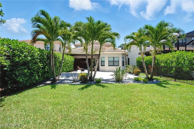4119 Zelkova Ct, Naples, FL 34119 - view of yard with a patio area
