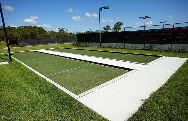 3706 Wild Sage Way, Alva, FL 33920 - view of property's community with a game area and a tennis court