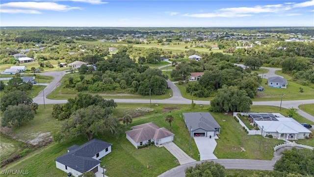 1429 Jabara Cir, Labelle, FL 33935 - aerial view of property's location with nearby suburban area