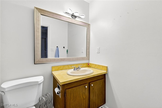 3291 Royal Canadian Trce Unit 3, Fort Myers, FL 33907 - half bath featuring vanity and toilet