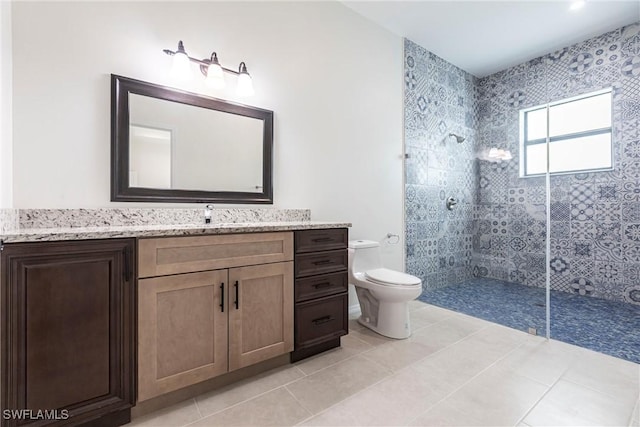 10295 Carolina St, Bonita Springs, FL 34135 - full bathroom featuring walk in shower, vanity, and tile patterned floors