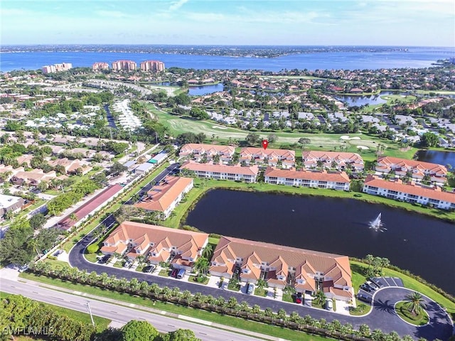 15054 Tamarind Cay Ct Unit 706, Fort Myers, FL 33908 - aerial view of property's location featuring a large body of water and nearby suburban area