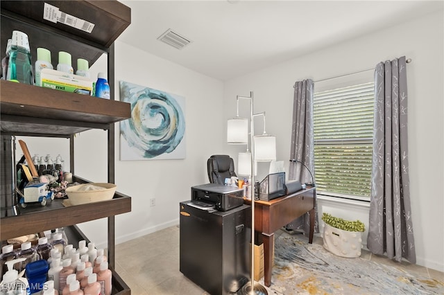 6334 Achievement Ave, Ave Maria, FL 34142 - tiled home office with baseboards