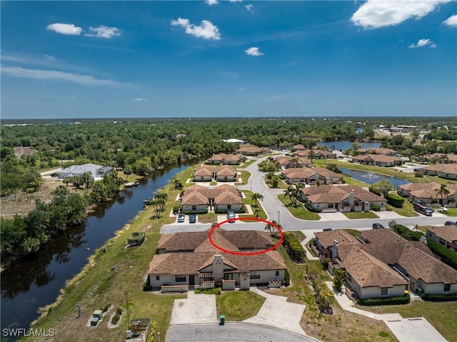 13100 S Mccall Rd Unit 112, Port Charlotte, FL 33981 - aerial perspective of suburban area with a nearby body of water