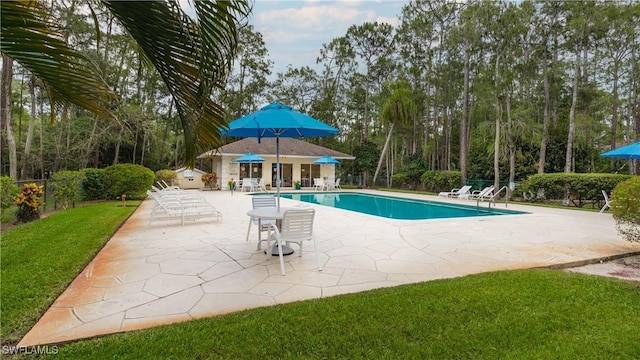 3451 County Barn Rd Unit G103, Naples, FL 34112 - community pool with a patio area and an outdoor structure
