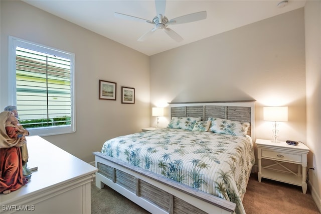 2977 Willow Ridge Ct, Fort Myers, FL 33905 - carpeted bedroom with ceiling fan