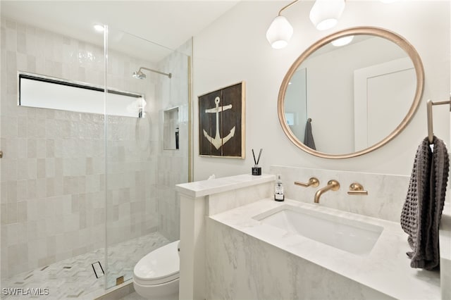 7658 Ponte Verde Way, Naples, FL 34109 - full bath featuring a shower stall and vanity