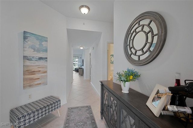 3993 Bishopwood Ct E Unit 101, Naples, FL 34114 - hall featuring light tile patterned floors
