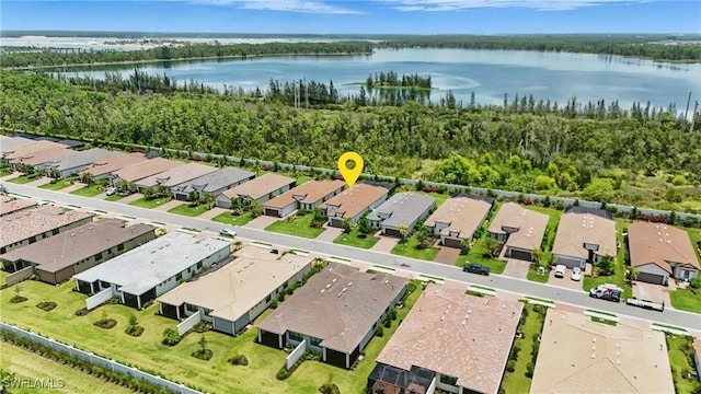 17467 Caravita Ln, Fort Myers, FL 33913 - aerial view of residential area featuring a nearby body of water