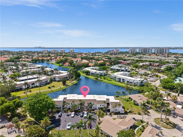 7152 Blanquilla Ct Unit 5, Fort Myers, FL 33908 - aerial view of residential area featuring a large body of water