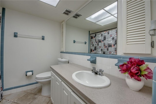 4180 Prestwick Ct, North Fort Myers, FL 33903 - full bathroom featuring vanity, tile patterned floors, and a shower with curtain