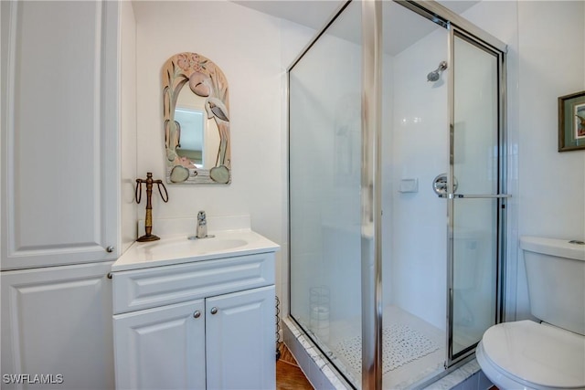 4180 Prestwick Ct, North Fort Myers, FL 33903 - full bathroom featuring a shower stall and vanity