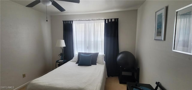 4213 SE 19th Ave Unit 208, Cape Coral, FL 33904 - bedroom with ceiling fan