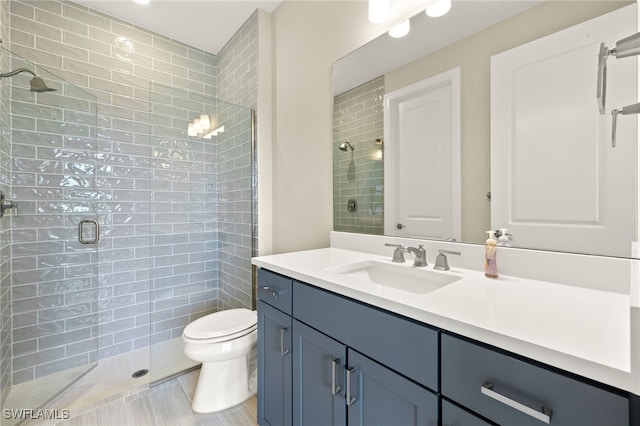 20676 Napa Loop, Estero, FL 33928 - bathroom featuring vanity and a stall shower